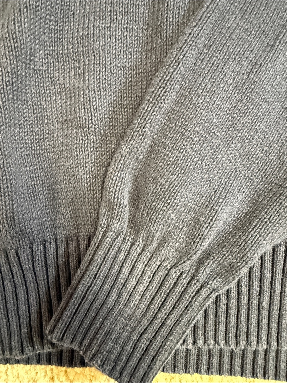 JCrew Men's Crewneck Sweater in Dark Blue - Picture 2 of 4